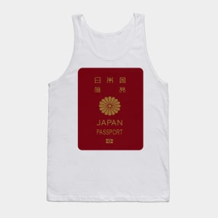 Japon Passport Tank Top